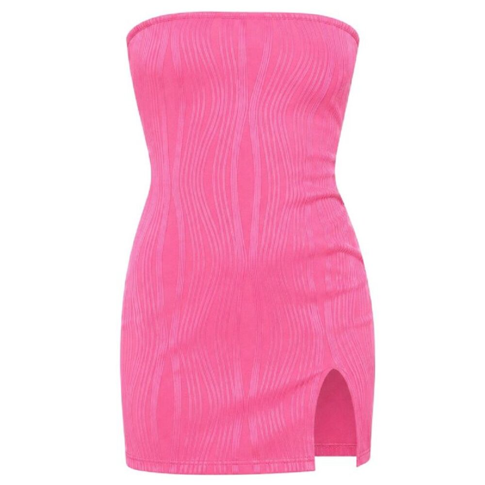 Missy Empire Womens/Ladies Bandeau Mini Dress / Pink